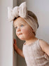 luna-luca-pointelle-bow-headband-beige Luna and Luca Newborn Baby Clothes